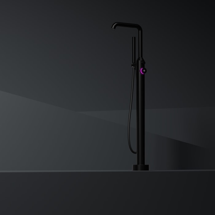 Steinberg Serie 310 freistehende Wannenarmatur mit elektronischer Bedienung