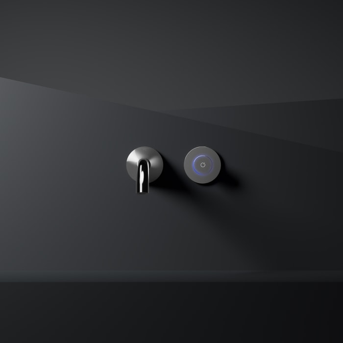 Steinberg Serie 310 elektronische Wand-Waschtischarmatur