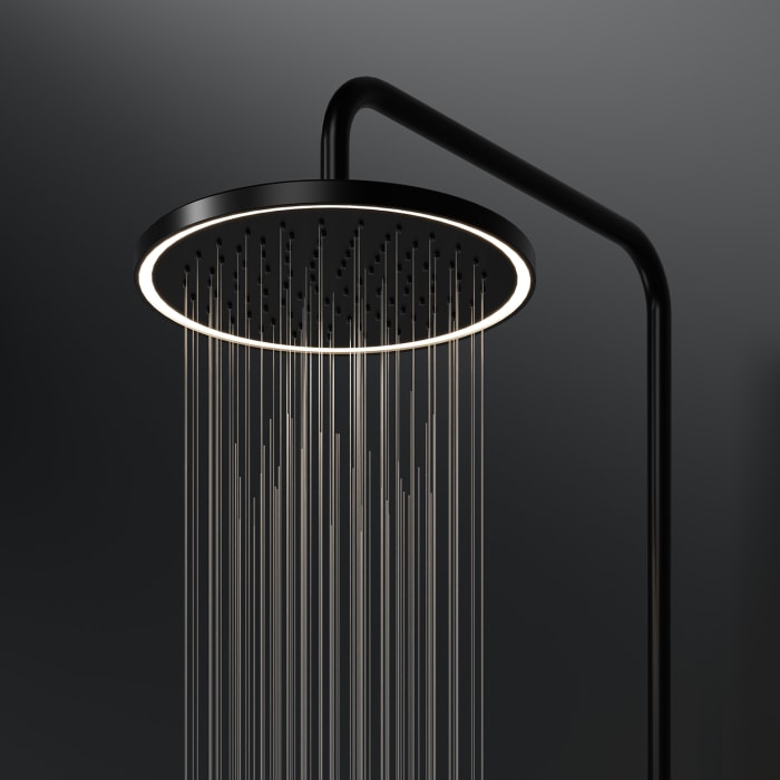 Steinberg Serie 315 Duschsystem mit LED-Kopfbrause