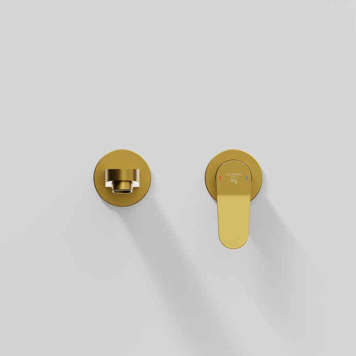 Steinberg Serie 340 Waschtisch-Wand-Einhebelmischer mit Farbhülse