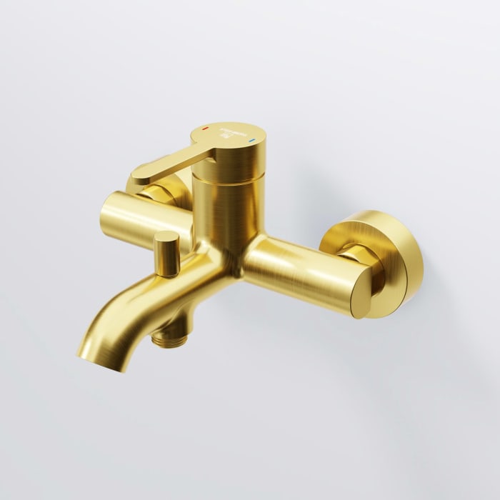 Steinberg Serie 341 Aufputz Wannen-Einhebelmischer