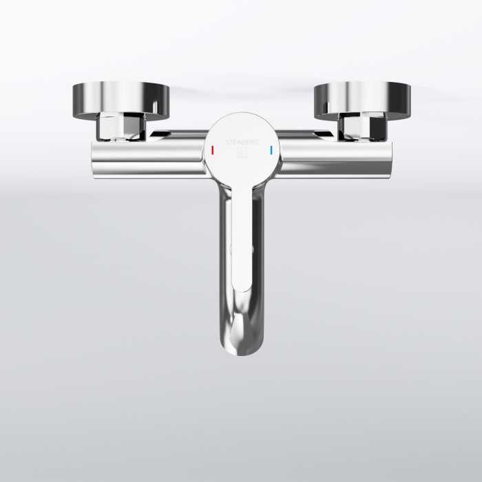 Steinberg Serie 341 Aufputz Wannen-Einhebelmischer