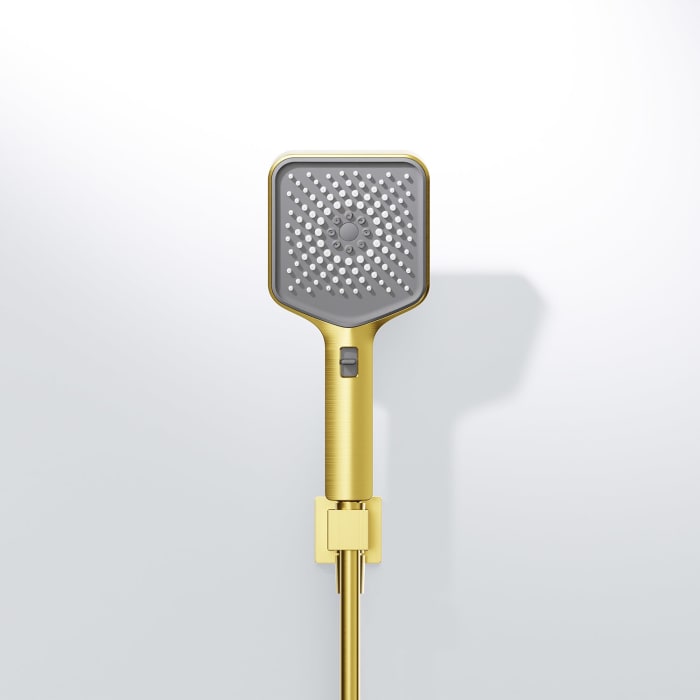 Steinberg Serie 342 Handbrausegarnitur mit integriertem Brauseanschlussbogen