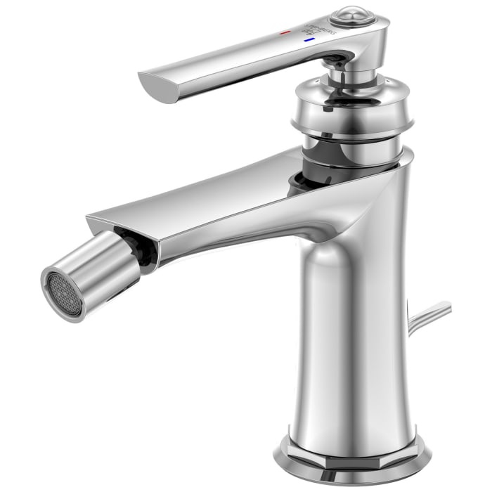 Steinberg Serie 350 Bidet Einhebelmischer, mit Ablaufgarnitur