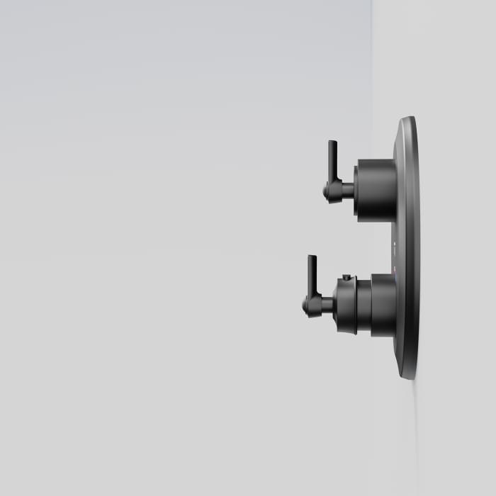 Steinberg Serie 350 Fertigmontageset für Unterputzthermostat mit 2-Wege-Umsteller