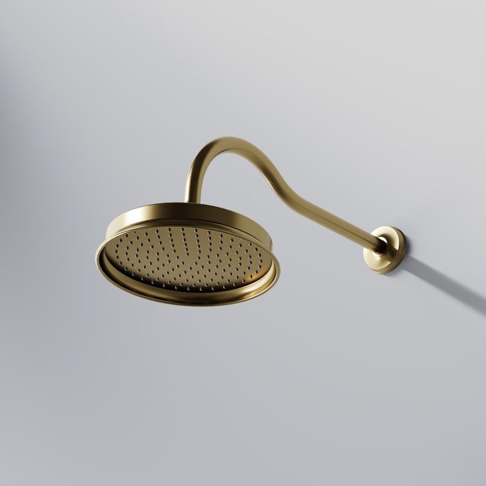 Steinberg Serie 350 Kopfbrauseset Ø 22,5 cm inkl. Brausearm Wandmontage