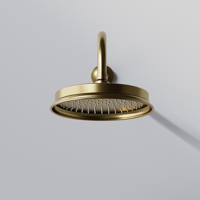 Steinberg Serie 350 Kopfbrauseset Ø 22,5 cm inkl. Brausearm Wandmontage