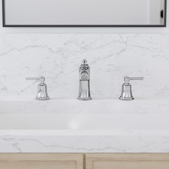 Steinberg Serie 350 3-Loch Waschtisch-Armatur, mit Ablaufgarnitur