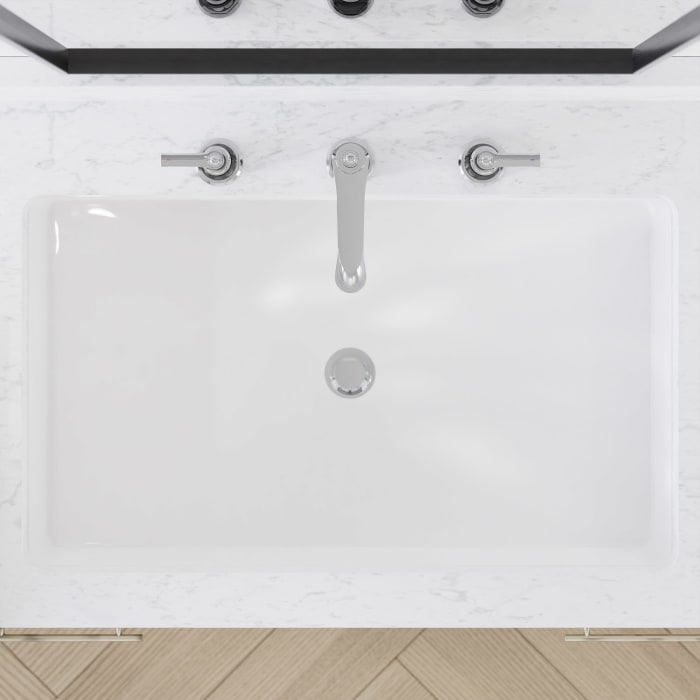 Steinberg Serie 350 3-Loch Waschtisch-Armatur, mit Ablaufgarnitur