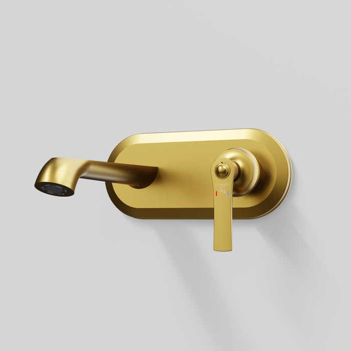 Steinberg Serie 350 Waschtisch-Wand-Einhebelmischer, Fertimontageset