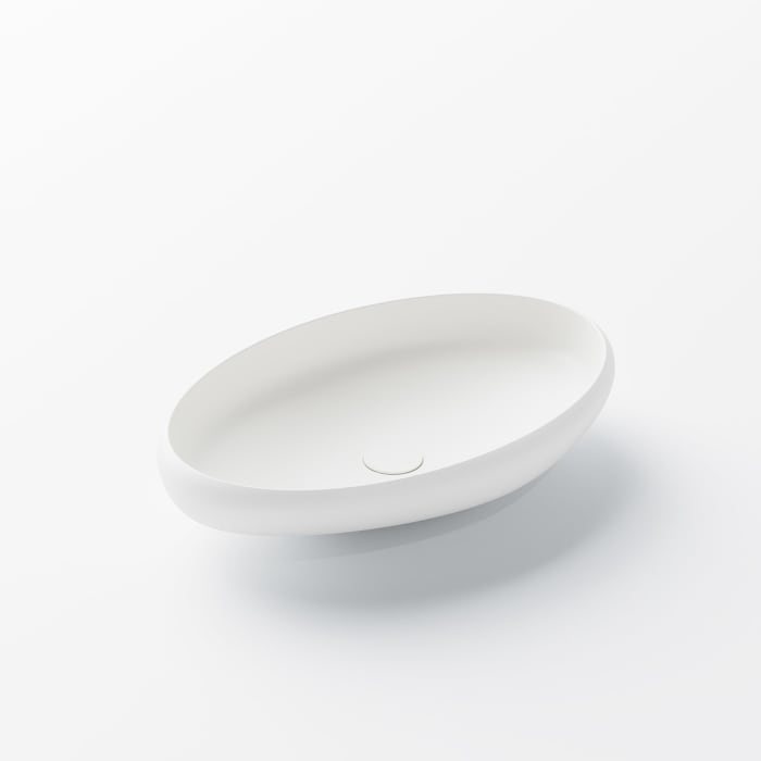 Steinberg Serie 440 Aufsatzwaschtisch oval 60 x 40 cm