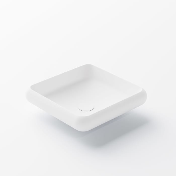 Steinberg Serie 440 Aufsatzwaschtisch 40 x 40 cm