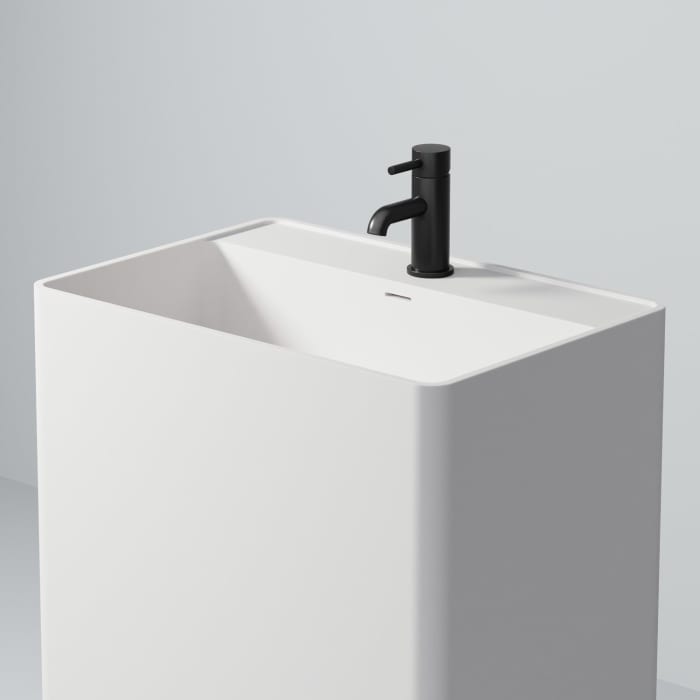 Steinberg Serie 445 Standwaschtisch aus Mineo Stone 60 x 42 cm