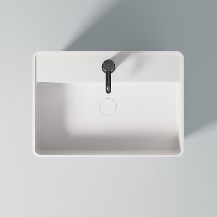 Steinberg Serie 445 Standwaschtisch aus Mineo Stone 60 x 42 cm