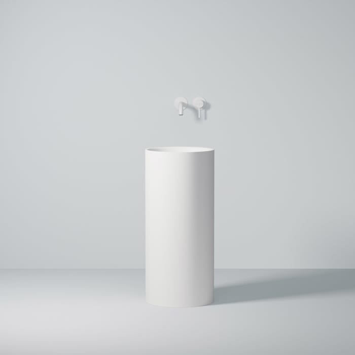 Steinberg Serie 445 Standwaschtisch aus Mineo Stone Ø 40 cm