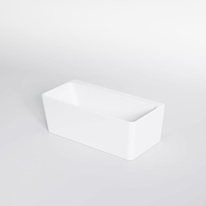 Steinberg Serie 490 Vorwandbadewanne, eckig abgerundet 165 x 80 cm