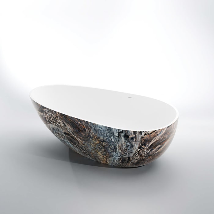 Steinberg Serie 540 freistehende Badewanne 170,8 x 84,2 cm