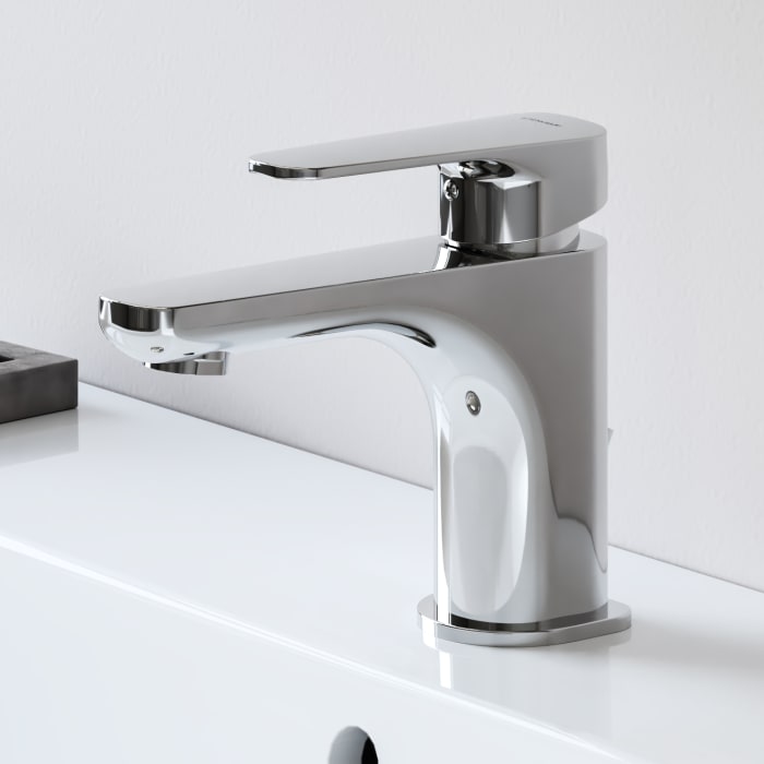 Steinkamp Joy Waschtischarmatur mit Kaltstartfunktion, mit Ablaufgarnitur
