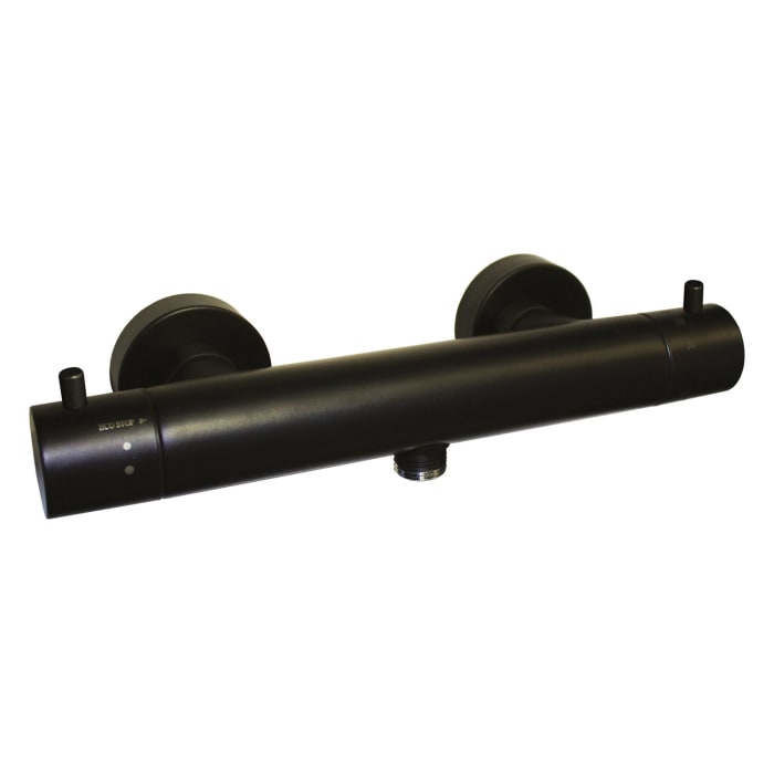 Steinkamp Living Black Aufputz-Thermostat-Brausearmatur