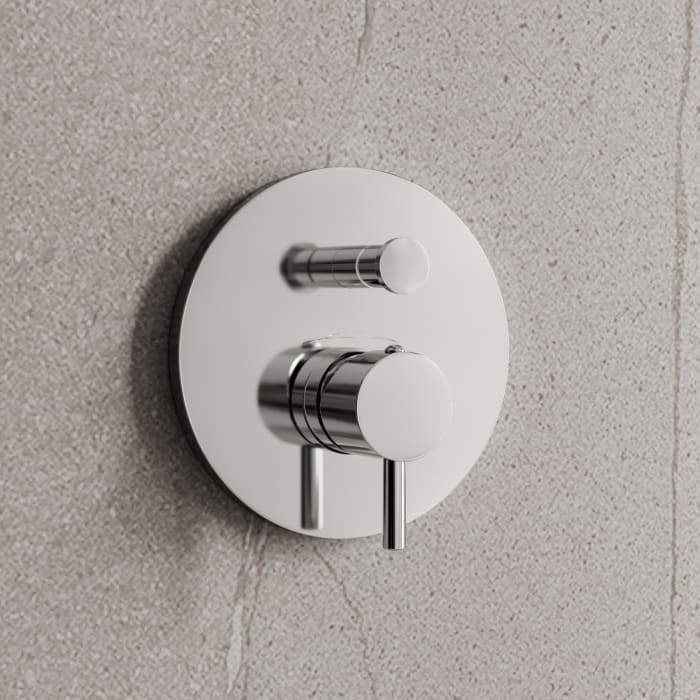 Steinkamp Living Bade-/Brause Einhebelmischer UP für 2 Verbraucher, mit Zugumstellung ; ohne Grundkörper