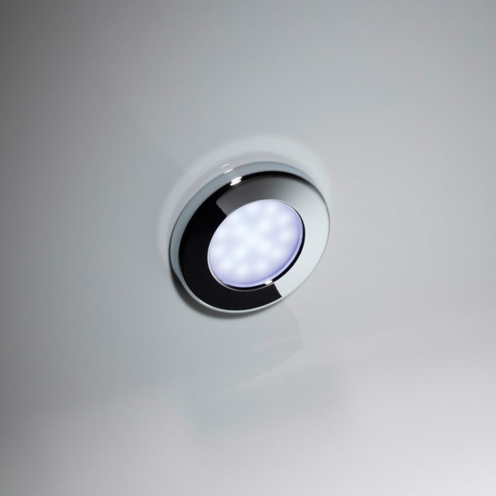 Steinkamp Life Eckbadewanne mit Whirlsystem 180 x 130/65 cm, Ecke links, inkl. Viega Multiplex Trio MT5