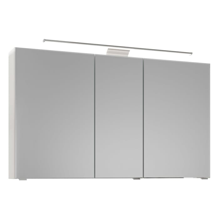 Steinkamp Joy 2.0 Spiegelschrank 120 cm mit 3 Türen und LED-Aufsatzleuchte