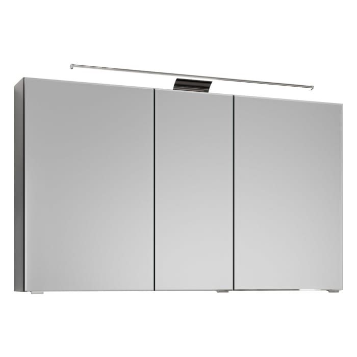 Steinkamp Joy 2.0 Spiegelschrank 120 cm mit 3 Türen und LED-Aufsatzleuchte