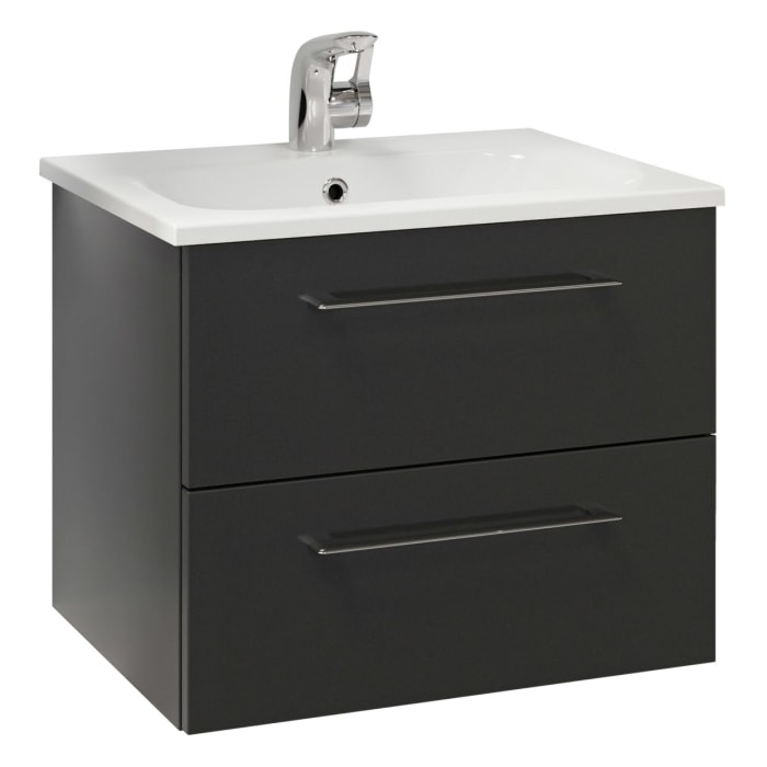 Steinkamp Joy 2.0 Waschtischunterschrank 59 cm mit Pelipal Waschtisch