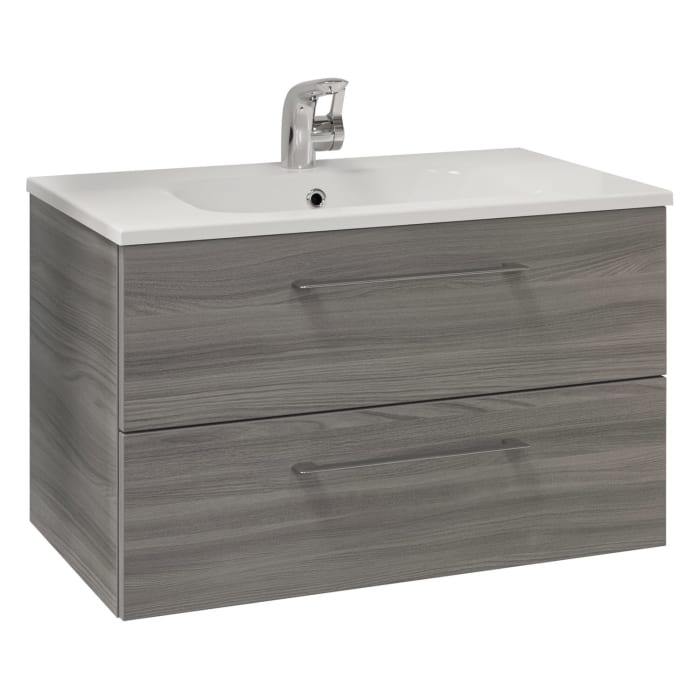 Steinkamp Joy 2.0 Waschtischunterschrank 80 cm mit Pelipal Waschtisch