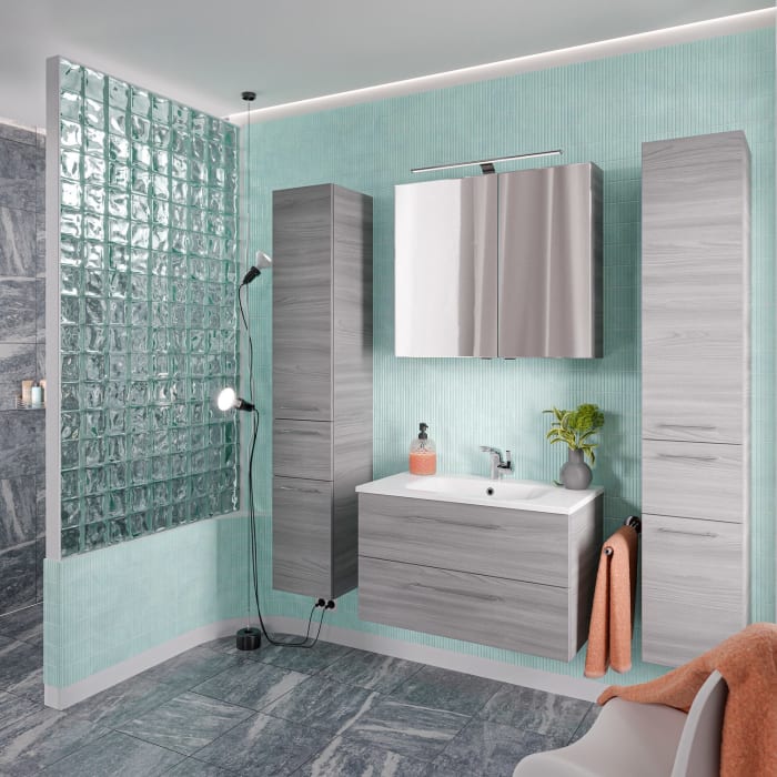 Steinkamp Joy 2.0 Waschtischunterschrank 80 cm mit Pelipal Waschtisch