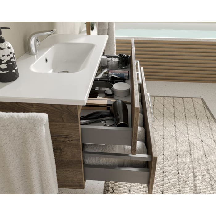 Steinkamp Joy 2.0 Waschtischunterschrank 80 cm mit Pelipal Waschtisch