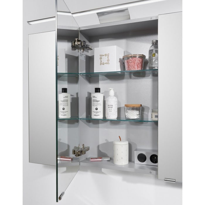 Steinkamp Life 2.0 Badmöbel Set 101 cm mit LED-Spiegelschrank