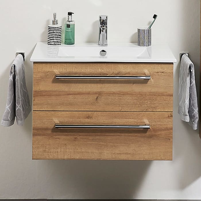 Steinkamp Life 2.0 Waschtischunterschrank mit Pelipal Waschtisch 71 cm