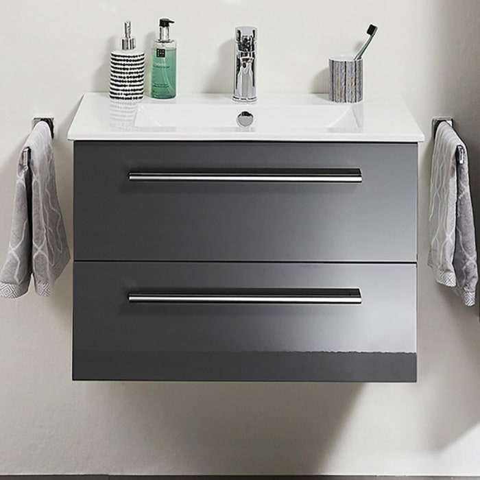 Steinkamp Life 2.0 Waschtischunterschrank mit Pelipal Waschtisch 71 cm