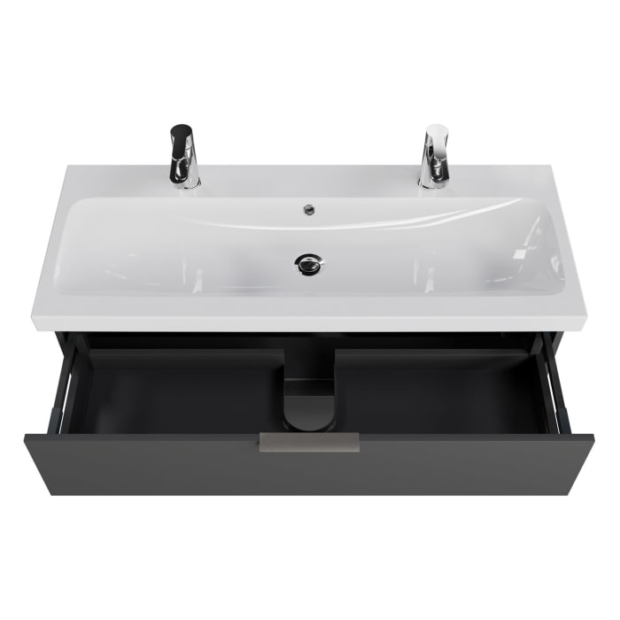 Steinkamp Living 2.0 / Geberit iCon light Waschtisch mit Unterschrank 120 cm