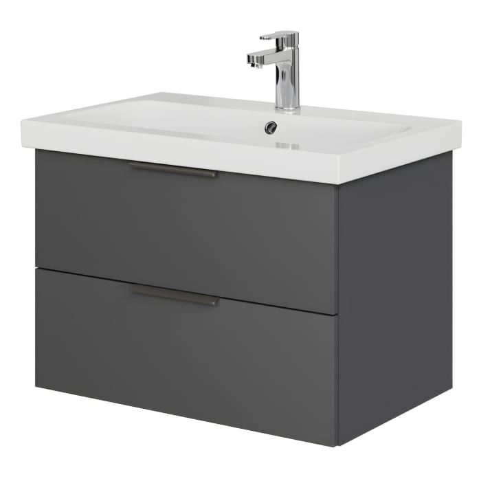 Steinkamp Living 2.0 / Geberit iCon light Waschtisch mit Unterschrank 75 cm