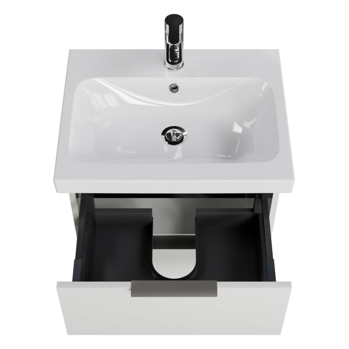 Steinkamp Living 2.0 / Geberit iCon light Badmöbel Set 60 cm mit Spiegelschrank