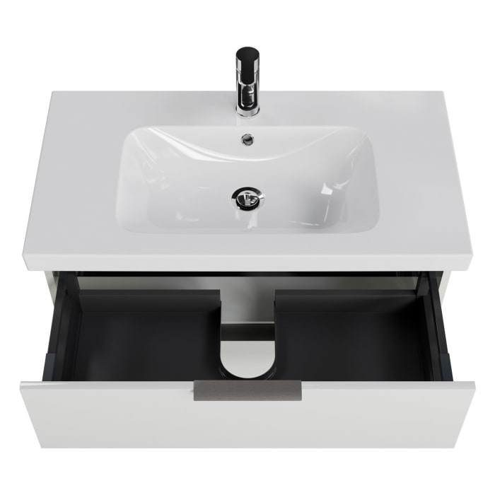 Steinkamp Living 2.0 / Geberit iCon light Badmöbel Set 90 cm mit Spiegelschrank