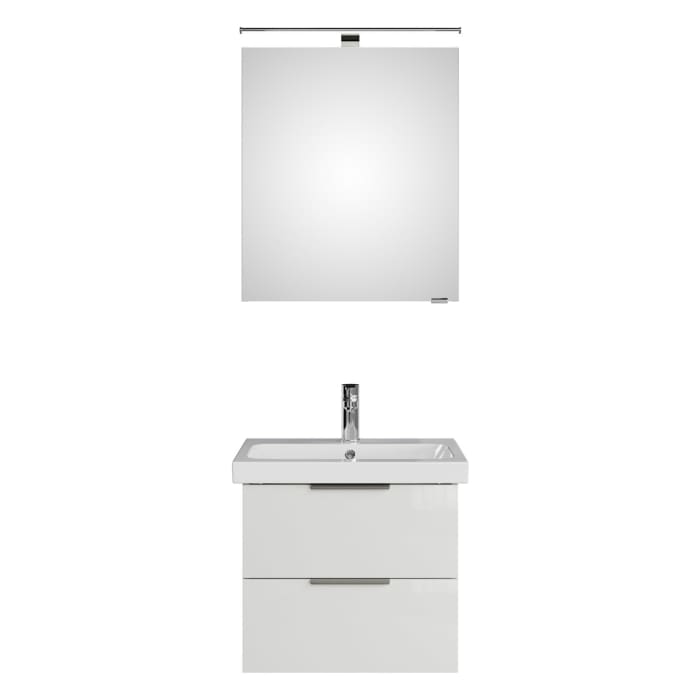 Steinkamp Living 2.0 / Geberit iCon light Badmöbel Set 60 cm mit Spiegelschrank