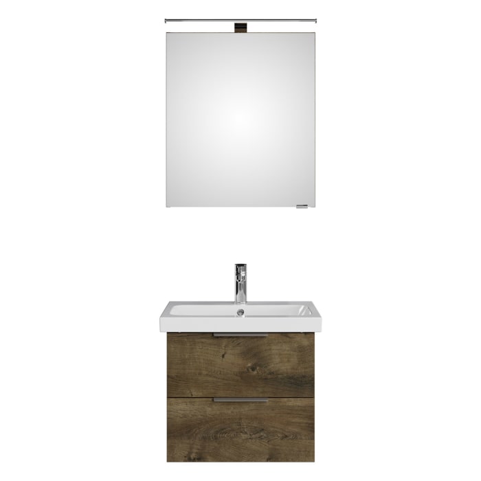 Steinkamp Living 2.0 / Geberit iCon light Badmöbel Set 60 cm mit Spiegelschrank