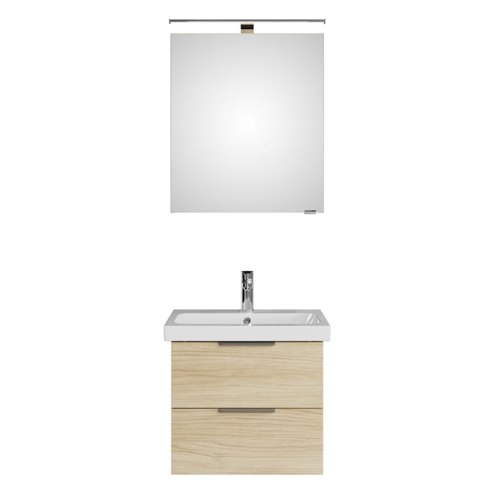 Steinkamp Living 2.0 / Geberit iCon light Badmöbel Set 60 cm mit Spiegelschrank