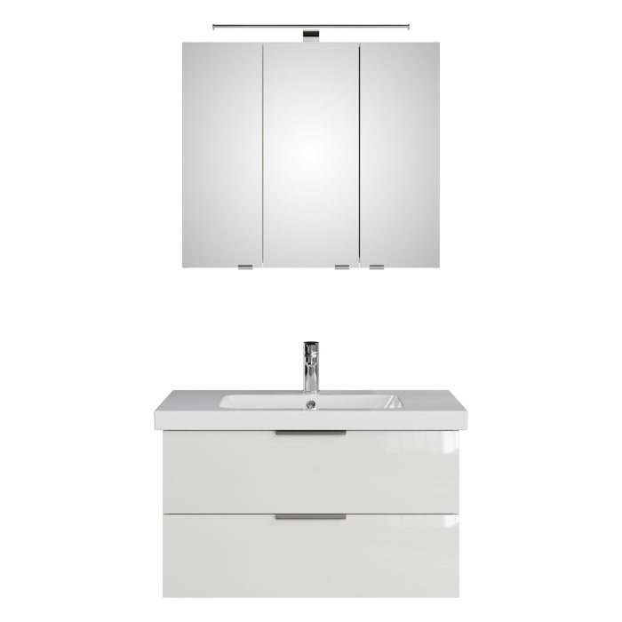 Steinkamp Living 2.0 / Geberit iCon light Badmöbel Set 90 cm mit Spiegelschrank