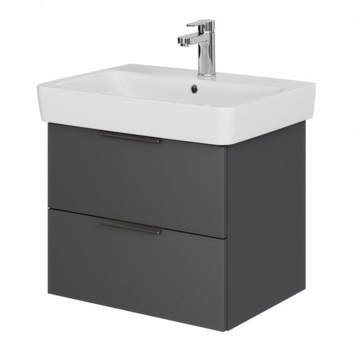 Steinkamp Living 2.0 / Geberit Renova Plan Waschtisch mit Unterschrank 65 cm