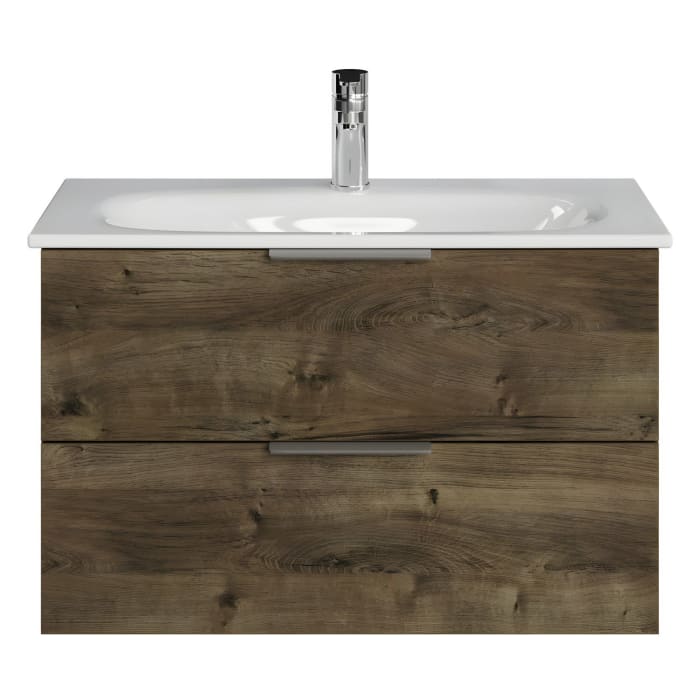 Steinkamp Living 2.0 / GROHE Essence Waschtisch mit Unterschrank 80 cm