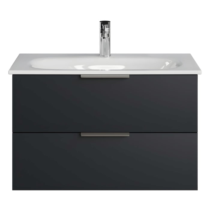 Steinkamp Living 2.0 / GROHE Essence Waschtisch mit Unterschrank 80 cm