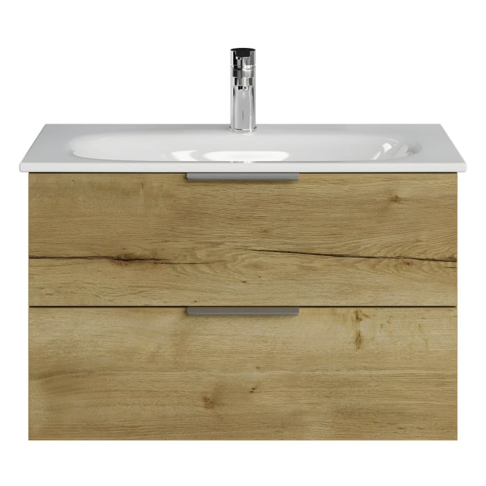 Steinkamp Living 2.0 / GROHE Essence Waschtisch mit Unterschrank 80 cm