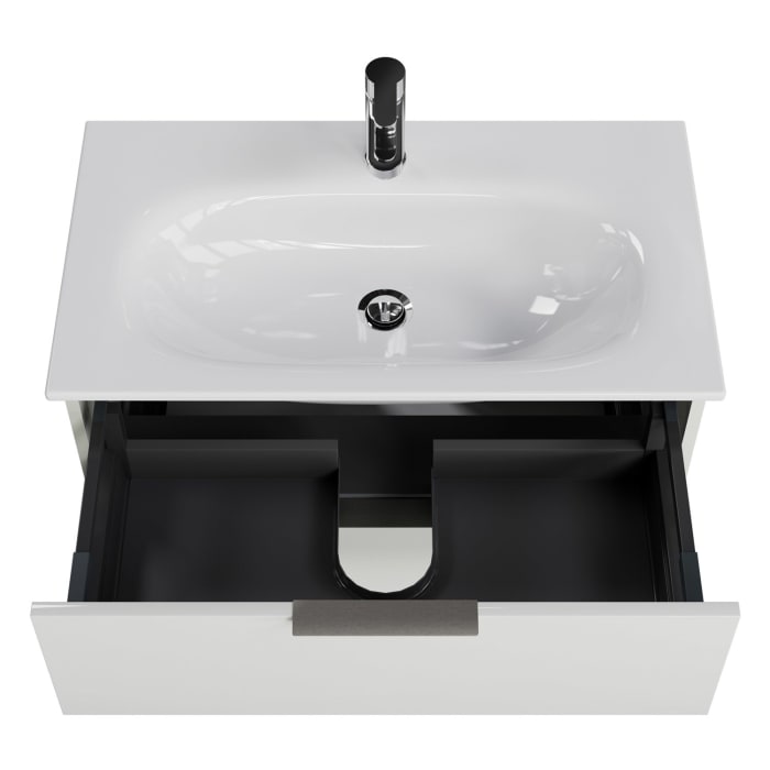 Steinkamp Living 2.0 / GROHE Essence Waschtisch mit Unterschrank 80 cm