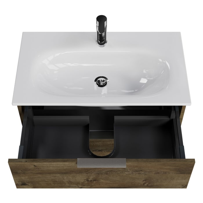 Steinkamp Living 2.0 / GROHE Essence Waschtisch mit Unterschrank 80 cm