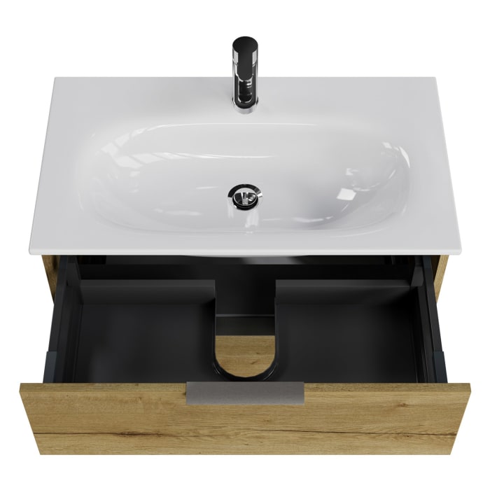 Steinkamp Living 2.0 / GROHE Essence Waschtisch mit Unterschrank 80 cm