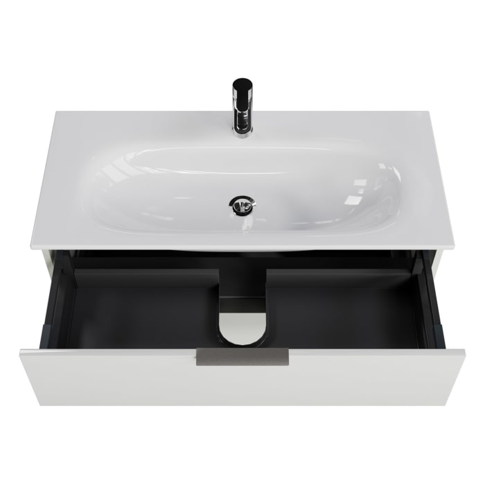 Steinkamp Living 2.0 / GROHE Essence Waschtisch mit Unterschrank 100 cm
